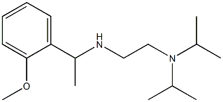{2-[bis(propan-2-yl)amino]ethyl}[1-(2-methoxyphenyl)ethyl]amine 구조식 이미지