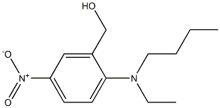 {2-[butyl(ethyl)amino]-5-nitrophenyl}methanol Structure