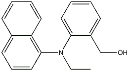 {2-[ethyl(naphthalen-1-yl)amino]phenyl}methanol 구조식 이미지