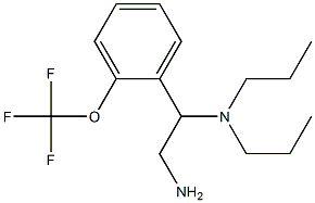 {2-amino-1-[2-(trifluoromethoxy)phenyl]ethyl}dipropylamine Structure