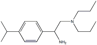 {2-amino-2-[4-(propan-2-yl)phenyl]ethyl}dipropylamine 구조식 이미지