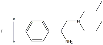 {2-amino-2-[4-(trifluoromethyl)phenyl]ethyl}dipropylamine Structure