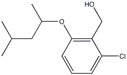 {2-chloro-6-[(4-methylpentan-2-yl)oxy]phenyl}methanol Structure