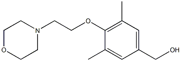 {3,5-dimethyl-4-[2-(morpholin-4-yl)ethoxy]phenyl}methanol Structure