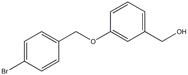 {3-[(4-bromophenyl)methoxy]phenyl}methanol Structure