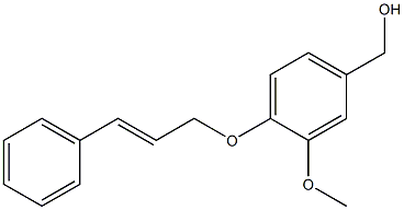 {3-methoxy-4-[(3-phenylprop-2-en-1-yl)oxy]phenyl}methanol 구조식 이미지