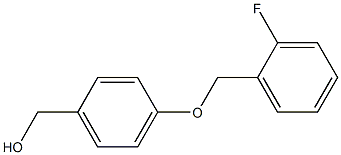 {4-[(2-fluorophenyl)methoxy]phenyl}methanol 구조식 이미지