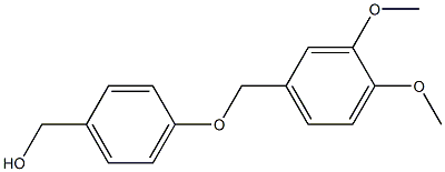 {4-[(3,4-dimethoxyphenyl)methoxy]phenyl}methanol 구조식 이미지