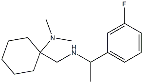 1-({[1-(3-fluorophenyl)ethyl]amino}methyl)-N,N-dimethylcyclohexan-1-amine Structure