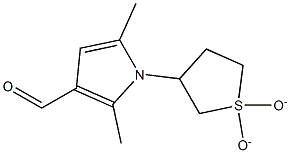 1-(1,1-dioxidotetrahydrothien-3-yl)-2,5-dimethyl-1H-pyrrole-3-carbaldehyde 구조식 이미지