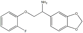 1-(1,3-benzodioxol-5-yl)-2-(2-fluorophenoxy)ethanamine 구조식 이미지