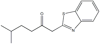 1-(1,3-benzothiazol-2-yl)-5-methylhexan-2-one Structure