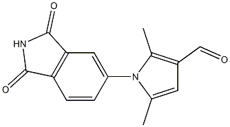 1-(1,3-dioxo-2,3-dihydro-1H-isoindol-5-yl)-2,5-dimethyl-1H-pyrrole-3-carbaldehyde Structure