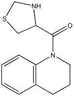 1-(1,3-thiazolidin-4-ylcarbonyl)-1,2,3,4-tetrahydroquinoline 구조식 이미지