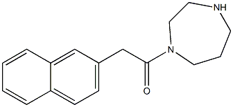 1-(1,4-diazepan-1-yl)-2-(naphthalen-2-yl)ethan-1-one Structure