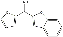 1-(1-benzofuran-2-yl)-1-(2-furyl)methanamine 구조식 이미지