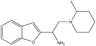 1-(1-benzofuran-2-yl)-2-(2-methylpiperidin-1-yl)ethan-1-amine 구조식 이미지