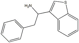 1-(1-benzothiophen-3-yl)-2-phenylethan-1-amine Structure