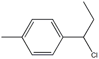 1-(1-chloropropyl)-4-methylbenzene Structure