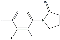 1-(2,3,4-trifluorophenyl)pyrrolidin-2-imine Structure