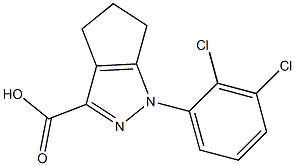 1-(2,3-dichlorophenyl)-1,4,5,6-tetrahydrocyclopenta[c]pyrazole-3-carboxylic acid Structure