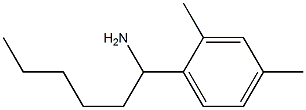1-(2,4-dimethylphenyl)hexan-1-amine 구조식 이미지