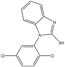 1-(2,5-dichlorophenyl)-1H-1,3-benzodiazole-2-thiol Structure