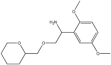 1-(2,5-dimethoxyphenyl)-2-(oxan-2-ylmethoxy)ethan-1-amine Structure