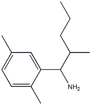 1-(2,5-dimethylphenyl)-2-methylpentan-1-amine Structure