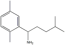 1-(2,5-dimethylphenyl)-4-methylpentan-1-amine Structure