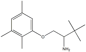 1-(2-amino-3,3-dimethylbutoxy)-2,3,5-trimethylbenzene 구조식 이미지