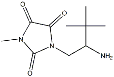 1-(2-amino-3,3-dimethylbutyl)-3-methylimidazolidine-2,4,5-trione 구조식 이미지