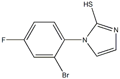 1-(2-bromo-4-fluorophenyl)-1H-imidazole-2-thiol 구조식 이미지