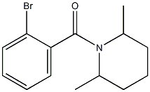 1-(2-bromobenzoyl)-2,6-dimethylpiperidine Structure