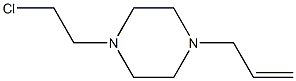 1-(2-chloroethyl)-4-(prop-2-en-1-yl)piperazine Structure