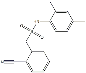 1-(2-cyanophenyl)-N-(2,4-dimethylphenyl)methanesulfonamide Structure