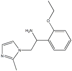 1-(2-ethoxyphenyl)-2-(2-methyl-1H-imidazol-1-yl)ethanamine 구조식 이미지