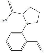 1-(2-formylphenyl)pyrrolidine-2-carboxamide 구조식 이미지