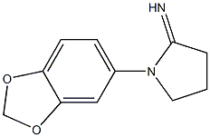 1-(2H-1,3-benzodioxol-5-yl)pyrrolidin-2-imine 구조식 이미지