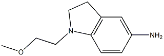 1-(2-methoxyethyl)-2,3-dihydro-1H-indol-5-amine 구조식 이미지
