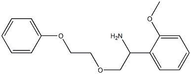 1-(2-methoxyphenyl)-2-(2-phenoxyethoxy)ethan-1-amine Structure