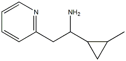 1-(2-methylcyclopropyl)-2-(pyridin-2-yl)ethan-1-amine 구조식 이미지