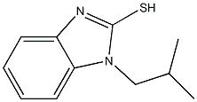 1-(2-methylpropyl)-1H-1,3-benzodiazole-2-thiol Structure