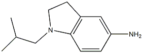 1-(2-methylpropyl)-2,3-dihydro-1H-indol-5-amine Structure