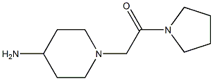 1-(2-oxo-2-pyrrolidin-1-ylethyl)piperidin-4-amine 구조식 이미지