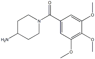 1-(3,4,5-trimethoxybenzoyl)piperidin-4-amine Structure