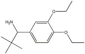 1-(3,4-diethoxyphenyl)-2,2-dimethylpropan-1-amine 구조식 이미지