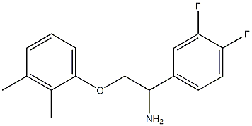 1-(3,4-difluorophenyl)-2-(2,3-dimethylphenoxy)ethanamine Structure