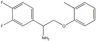 1-(3,4-difluorophenyl)-2-(2-methylphenoxy)ethanamine Structure