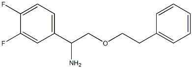 1-(3,4-difluorophenyl)-2-(2-phenylethoxy)ethan-1-amine 구조식 이미지